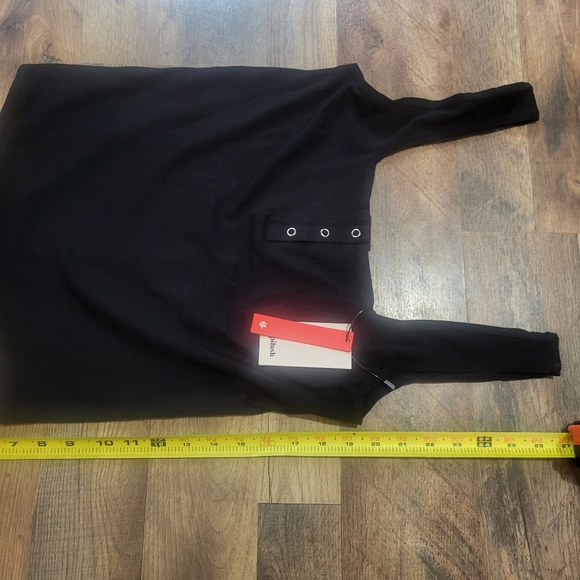 Popilush Black Button Down Sleeveless Tummy Control Tank Top Bodysuit Size 5XL - Picture 8 of 12